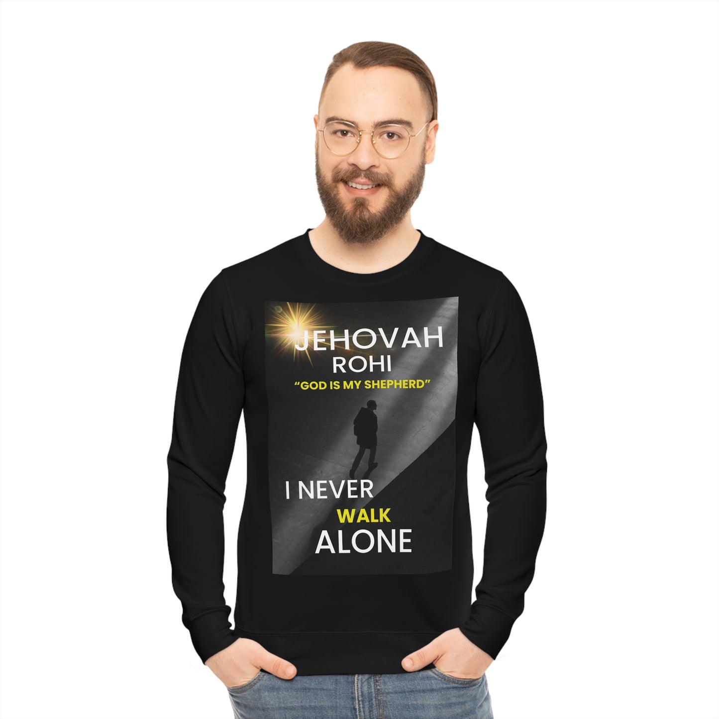 Jehovah Rohi  - Lightweight Sweatshirt (AOP)