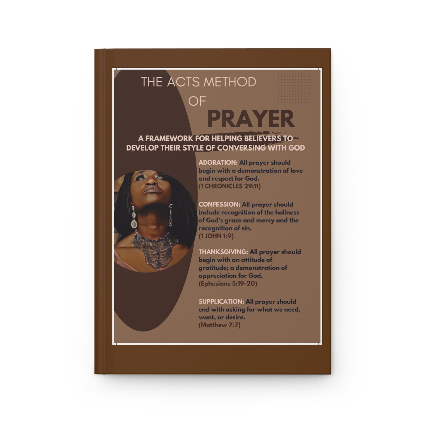 "The ACTS Method of Prayer" Hardcover Journal Matte