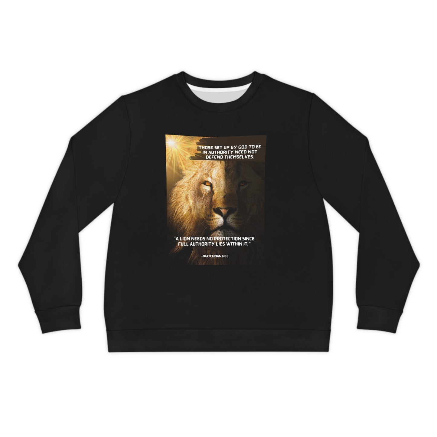 The Authority of the Lion - Lightweight Sweatshirt (AOP)