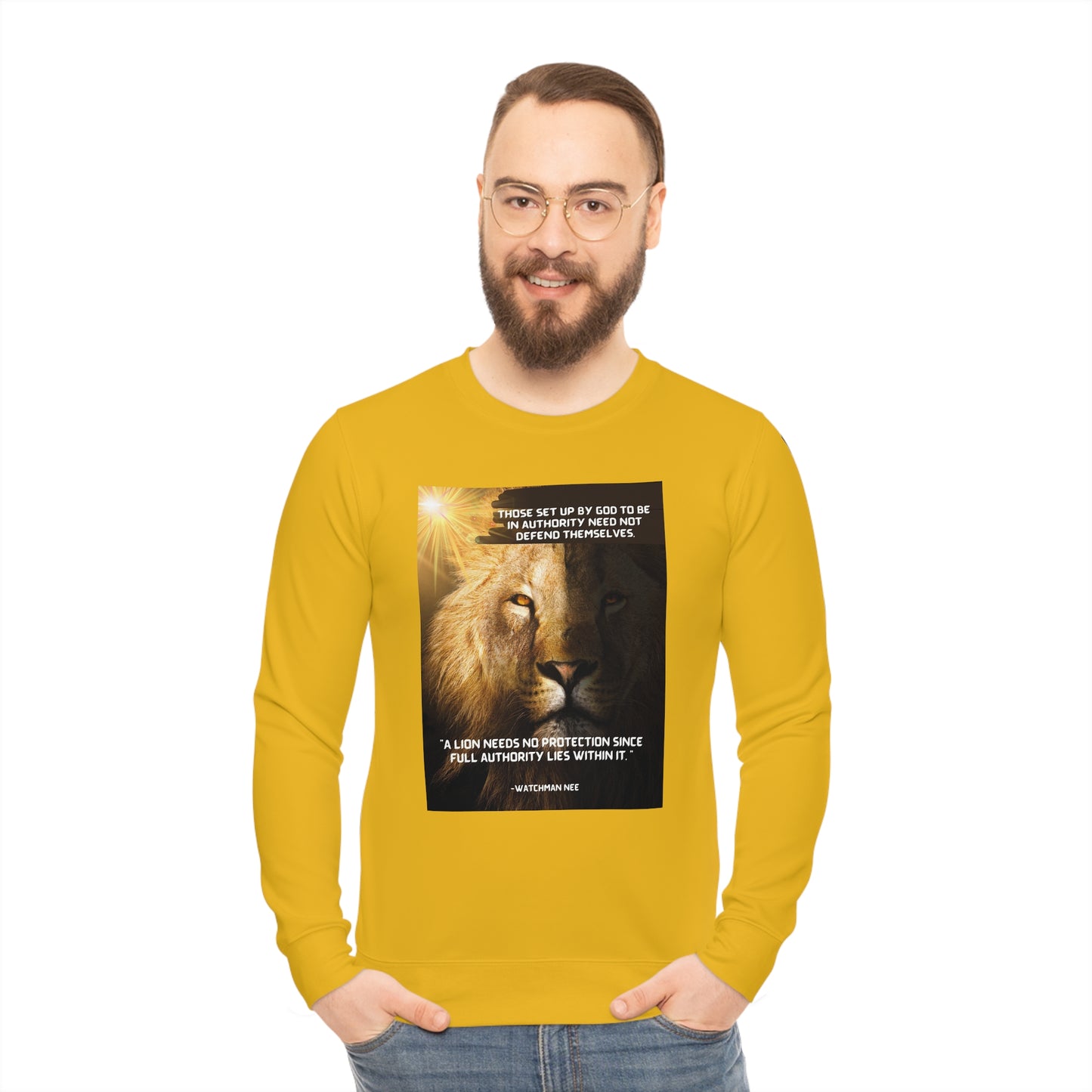 The Authority of the Lion - Lightweight Sweatshirt (AOP)