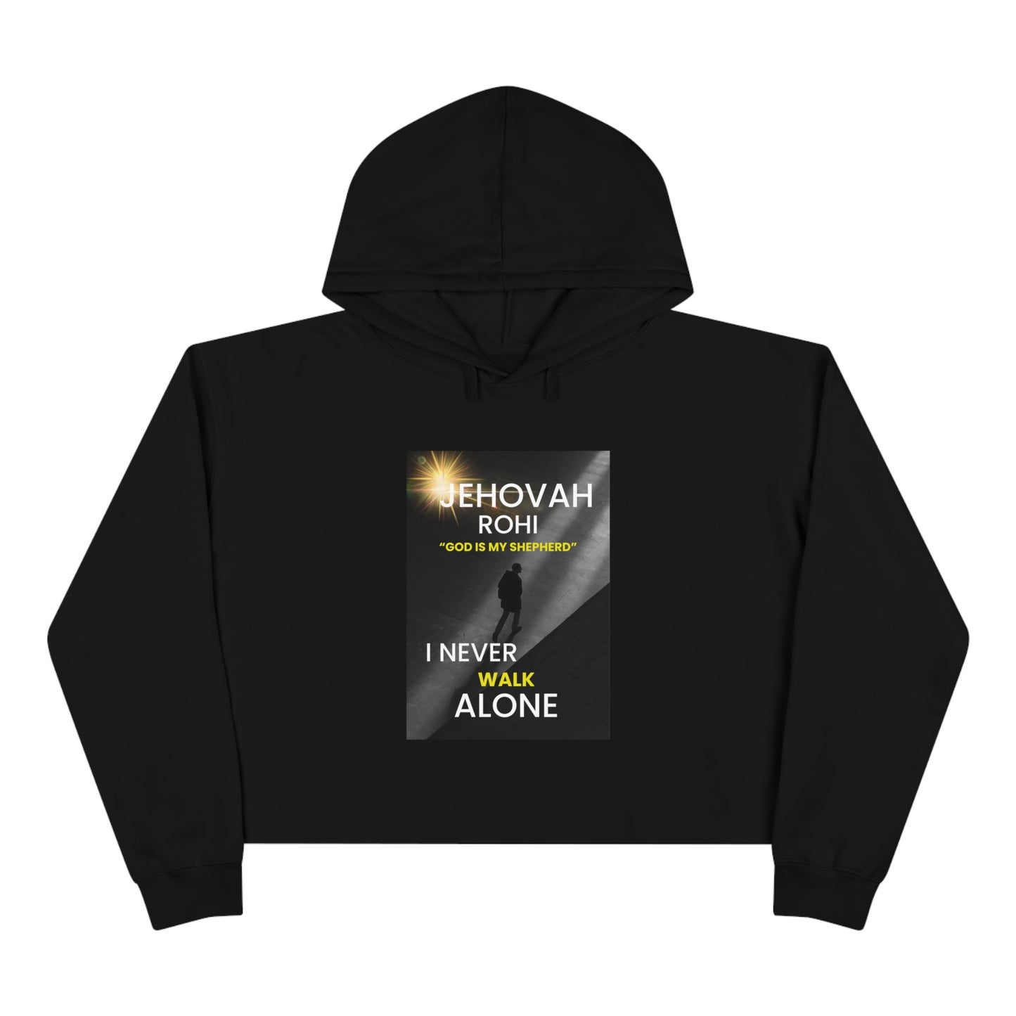 Jehovah Rohi - Crop Hoodie