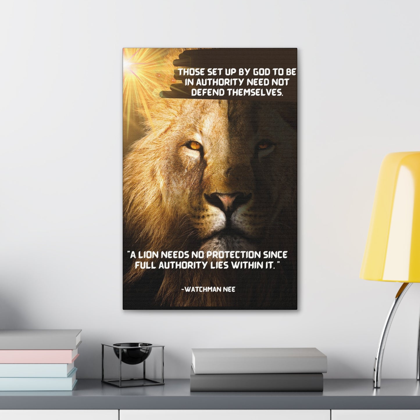 The Authority of the Lion -  Canvas Art Decor