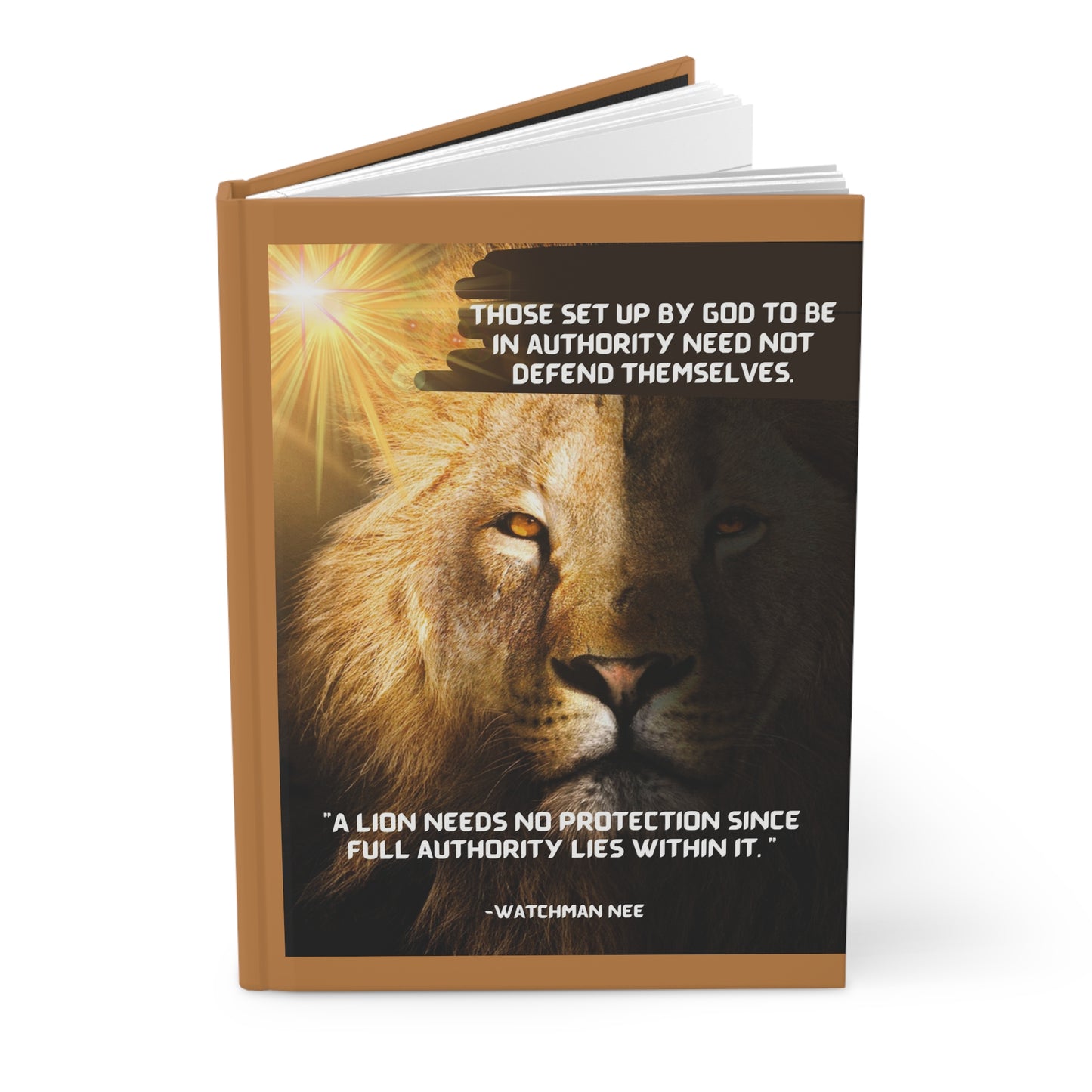 The Authority of the Lion - Hardcover Journal Matte