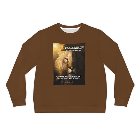 The Authority of the Lion - Lightweight Sweatshirt (AOP)