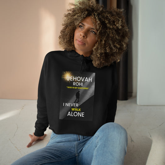 Jehovah Rohi - Crop Hoodie