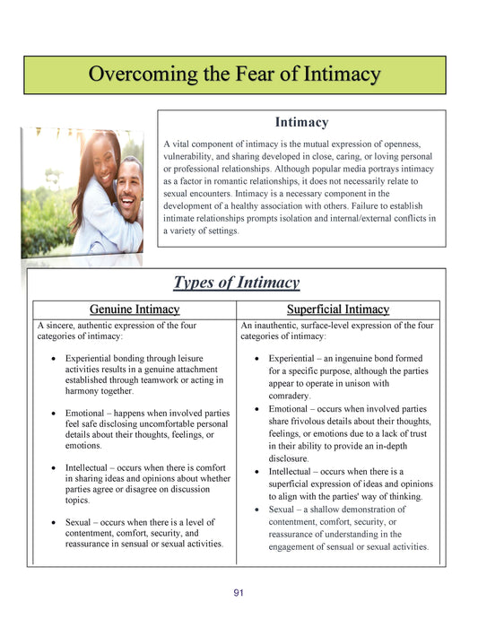 Identifying and Addressing Fears in Toxic Relationship - Digital Workbook